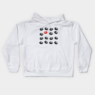 Red kiss Kids Hoodie